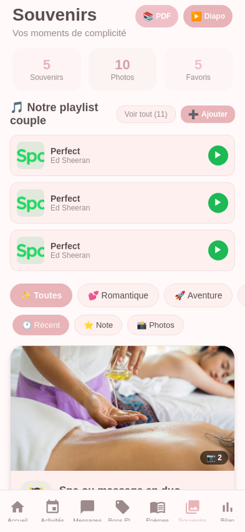 Playlist couple Milenvies